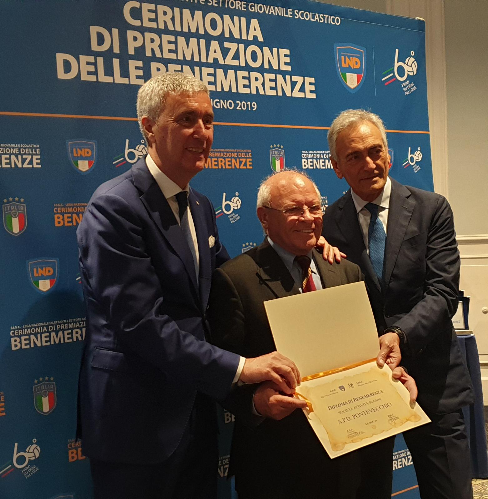 Benemerenza 50 anni di attività